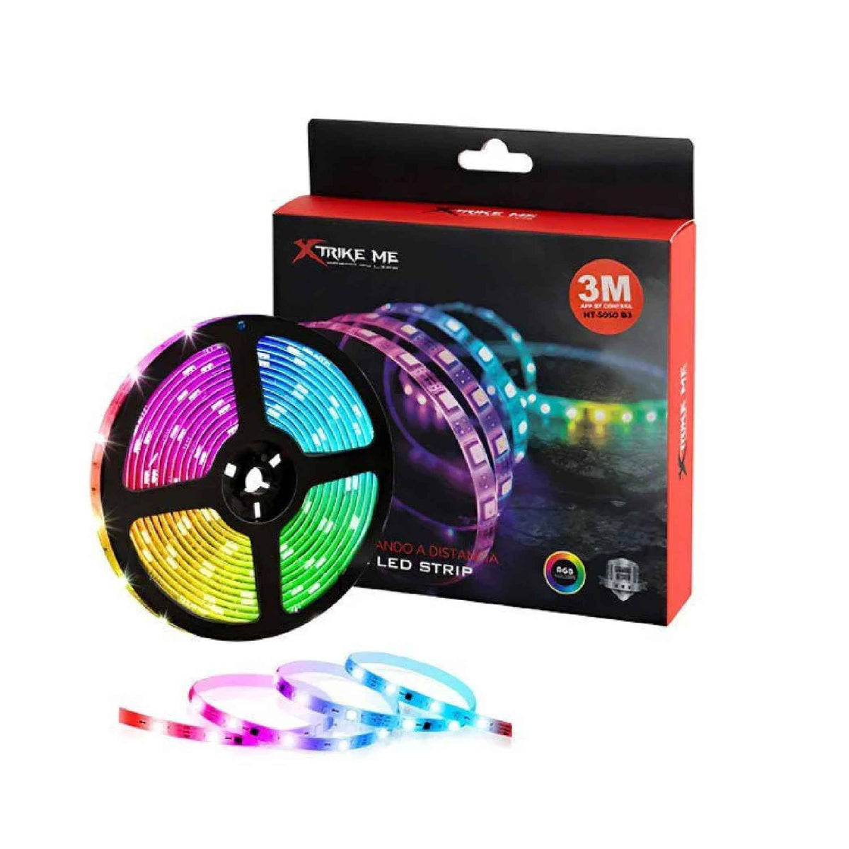 "Multi-Color LED Strip Light Kit – Waterproof & Dimmable RGB Lighting with Remote Control "