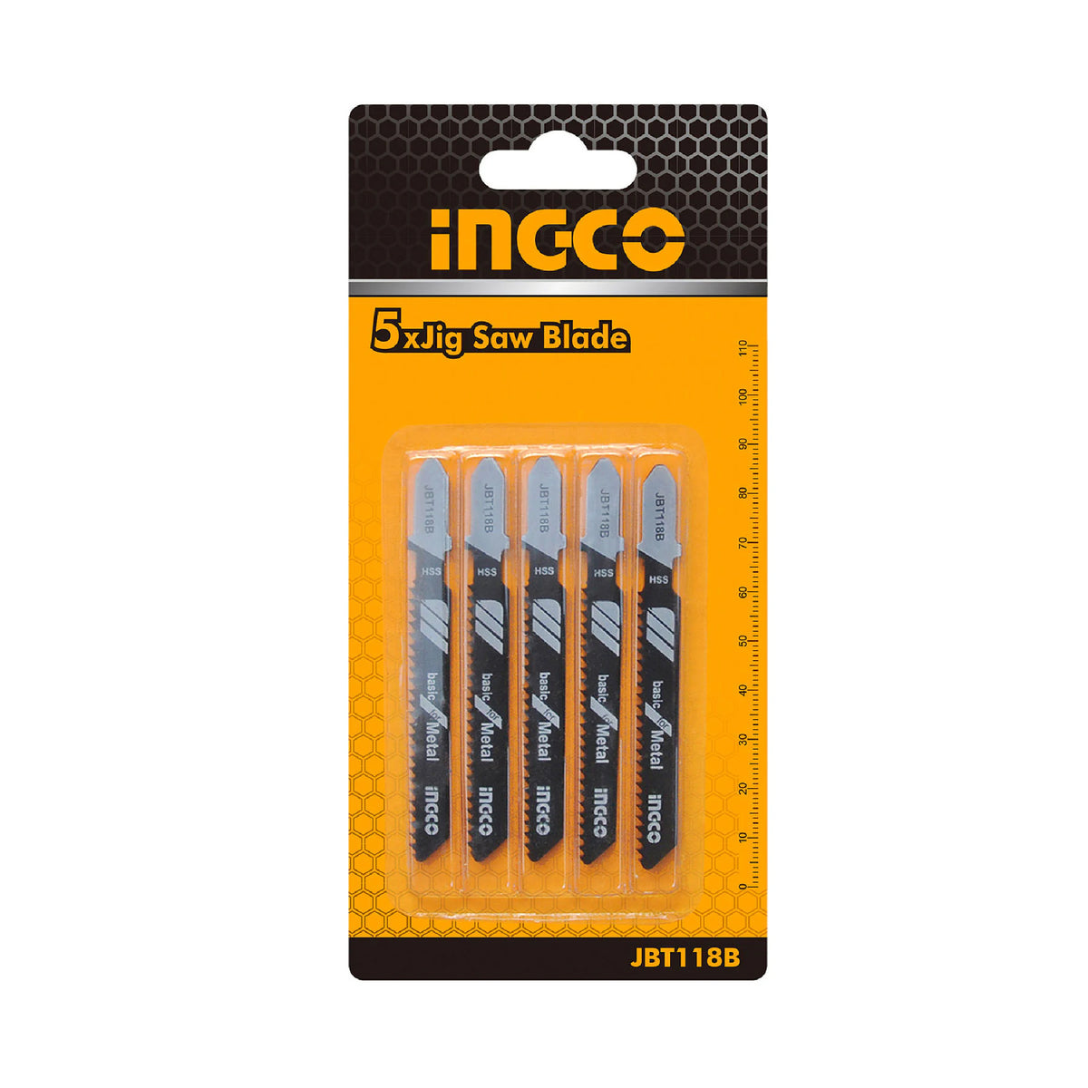 طقم شفرات منشار ترددي INGCO JBT118B – 5 قطع