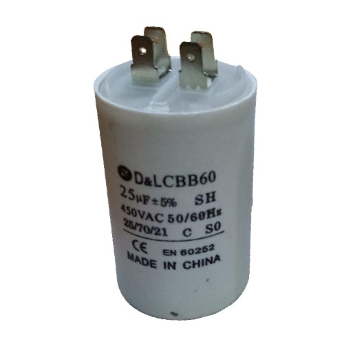 25uF 450V Capacitor for Washing Machine High Performance Motor Start Capacitor (AQ16202) - Alqamarshop
