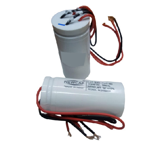 NewCap Dual Capacitor – 12uF (Black) + 5uF (Red) 370/440V Motor Running Capacitor (T25864) - Alqamarshop