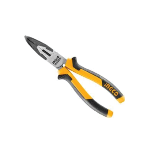 INGCO Industrial 6-Inch (160mm) Bent Nose Plier Cr-V Steel Model HBNP28168