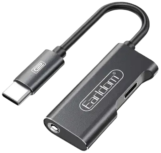Earldom 2 in 1 Type C Adapter ET-OT32C (T26884) - Alqamarshop