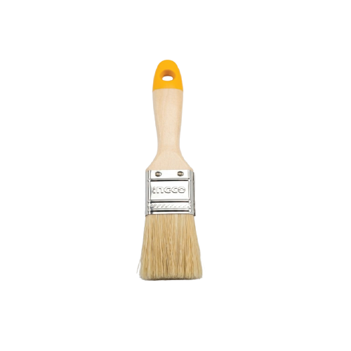 INGCO CHPTB0501 1-Inch Industrial Paint Brush – 100% Pure Bristles with Wooden Handle