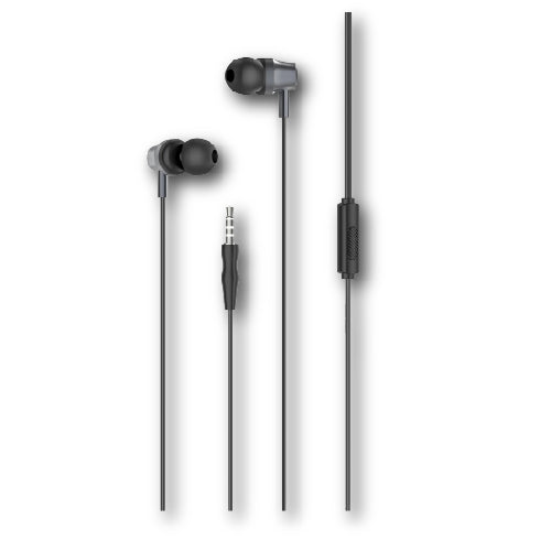 Vidvie HS669 Metal In-Ear Wired Headset Premium Sound and Control (T25842) - Alqamarshop