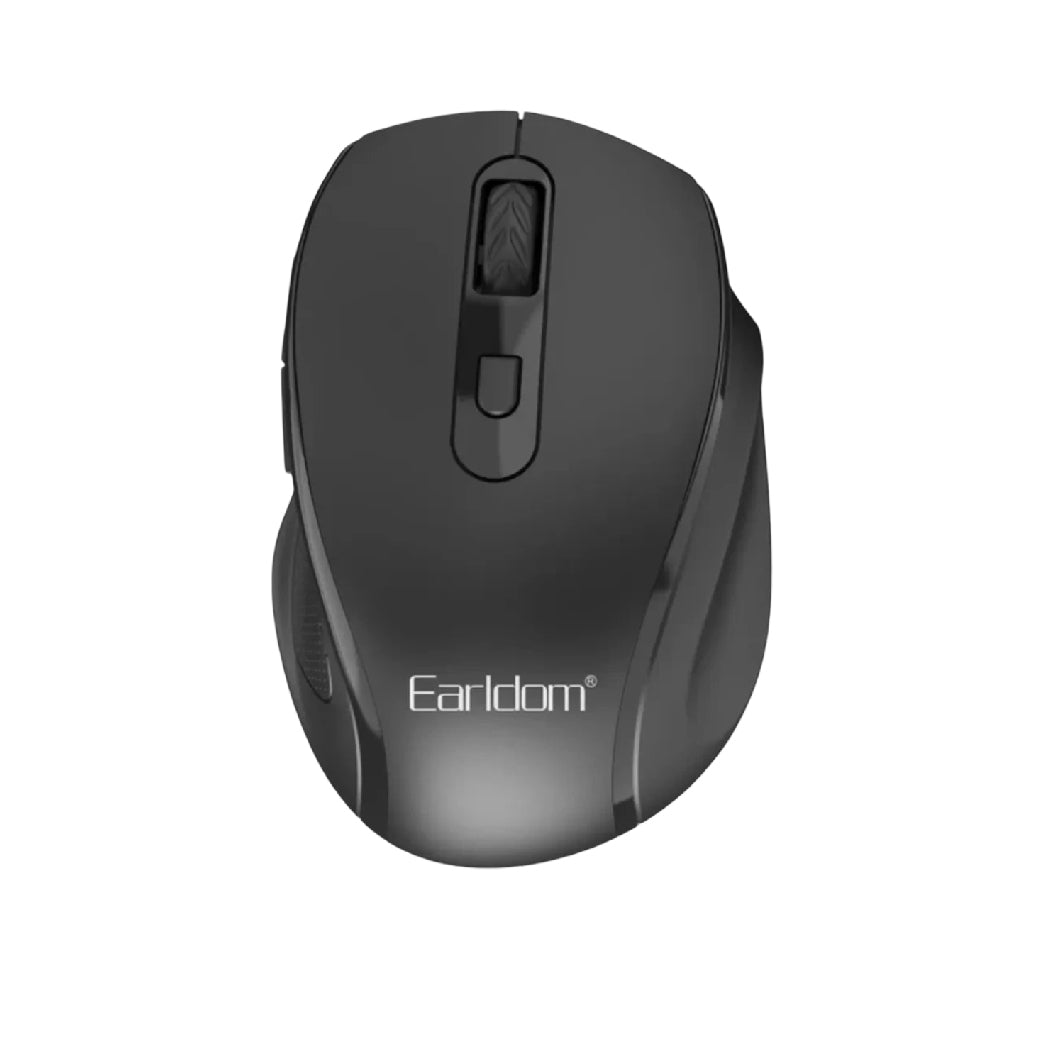 Earldom KM4 2.4GHz Wireless Optical Mouse Ergonomic, Silent and High Precision Control (T24734) - Alqamarshop
