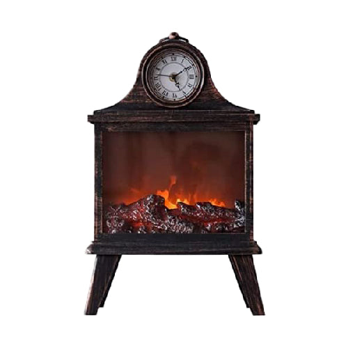 LED Fireplace Lantern Decorative Flame Light for Home and Events - Alqamarshop