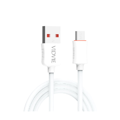Vidvie CB443 Type C Data Cable 100CM 2.4A Fast Charging Durable PVC Build - Alqamarshop