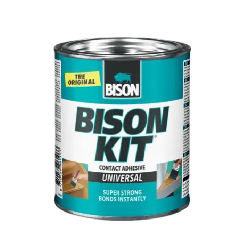 Bison Kit Contact Adhesive 650ML Tin Strong and Durable Bond (T17040) - Alqamarshop