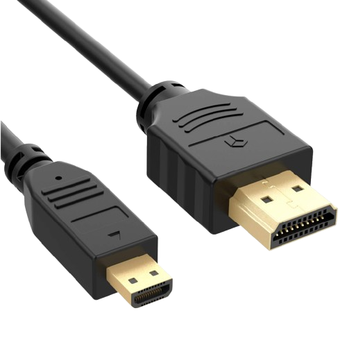 HDMI To Micro HDMI Cable length: 3600 mm (3.6 meters) (T15980) - Alqamarshop