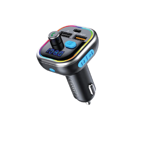 Earldom M61 18W PD/QC3.0 Bluetooth FM Transmitter Car Charger – LED Display & 3.0A Fast Charging