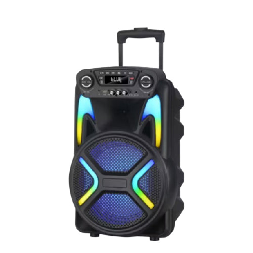 NDR-122 Wireless Speaker 12” Woofer 1200W Power with Dynamic RGB Lighting (T27395) - Alqamarshop