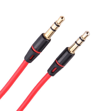 AUX Stereo Audio Cable1 Meter High Quality Sound Transmission (AQ16353) - Alqamarshop
