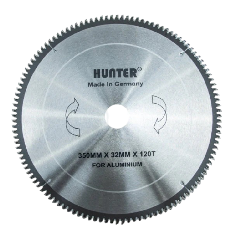 Hunter 12" Circular Saw Blade – 350mm x 32mm x 120T for Aluminum Cutting - Alqamarshop