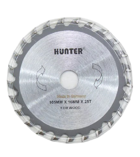 Hunter Circular Saw Blade | 4-inch (105mm x 16mm) | 25T | Precision Wood Cutting - Alqamarshop