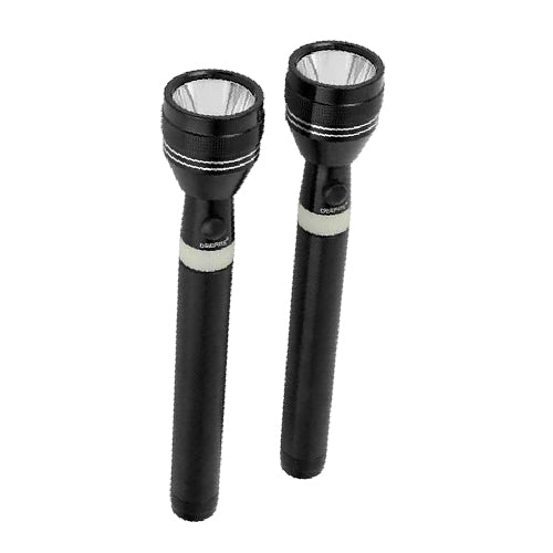 Perfect 2-in-1 Torch Light Pack – Lithium RechargeableBattery, 1800 Meter Range, High Power (T27125) - Alqamarshop