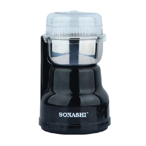 Sonashi Electric Coffee and Spice Grinder SCG-4007 250W 0.22L Black/Silver (T24930) - Alqamarshop