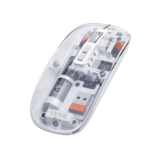Vidvie Wireless Dual-Mode Transparent Mouse 2.4G (T26662) - Alqamarshop