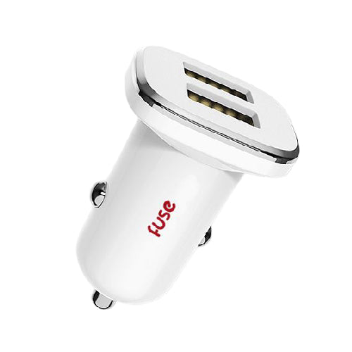 Fuze F.CC12 Dual Port In-Car Charger Fast & Reliable Charging (T21597) - Alqamarshop