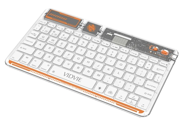 Vidvie Transparent Smart Wireless Keyboard KH 05 (T26663) - Alqamarshop