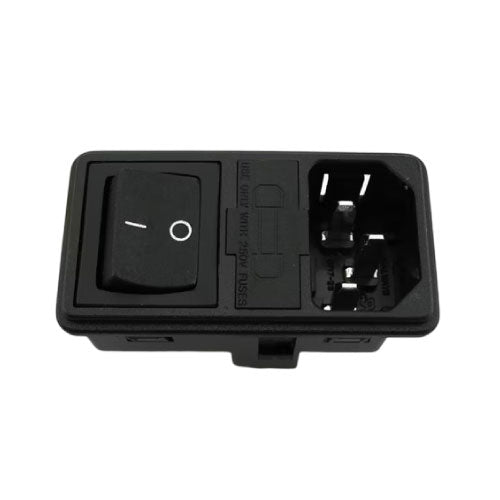 Power Connector Socket with Built-in Fuse Switch for Industrial Machines and Equipment - Alqamarshop