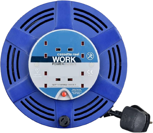 Cassette Extension Reel 13A 8 Metres - MCT0813/4BL (T22017) - Alqamarshop