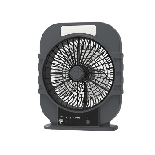 Sumo SM-2121 8-Inch Rechargeable Fan with LED Light – Portable & Energy Efficient (T27106) - Alqamarshop