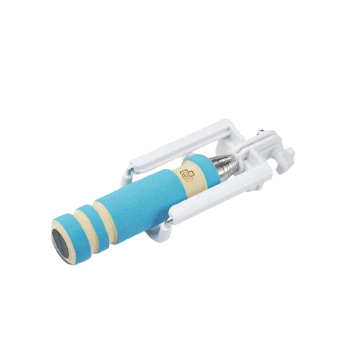 Mini Monopod Wired Selfie Stick Foldable, Lightweight & Universal Compatibility - Alqamarshop