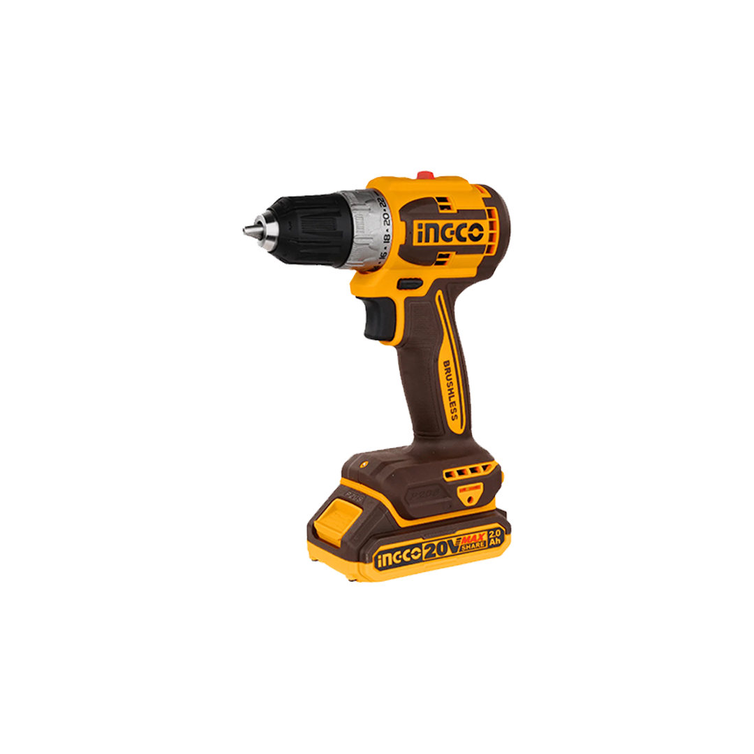 Ingco 20v Lithium-Ion Cordless Drill (T26387) - Alqamarshop