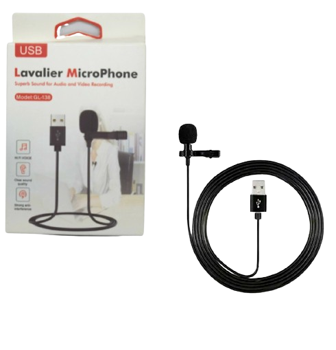 Lavalier USB CORBATER MicroPhone GL-138 - Alqamarshop