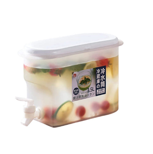 3.5L Cold Beverage Dispenser Wide Mouth Design for Easy Cleaning and Pouring - Alqamarshop