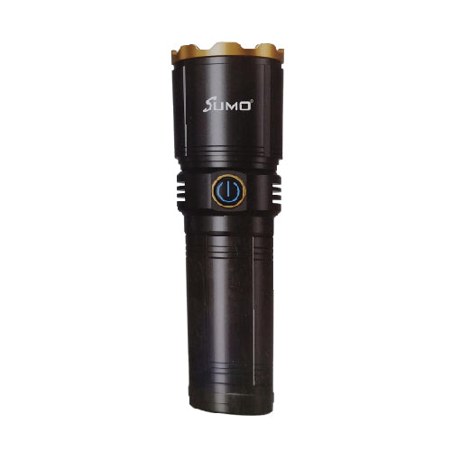 Sumo SM-6106 Li-ion Rechargeable Flashlight – 25W High Power, 3000 Meter Range (T27140) - Alqamarshop