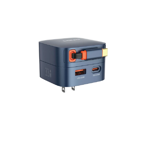 Charger with Retractable Cable - LDNIO Q9 33W