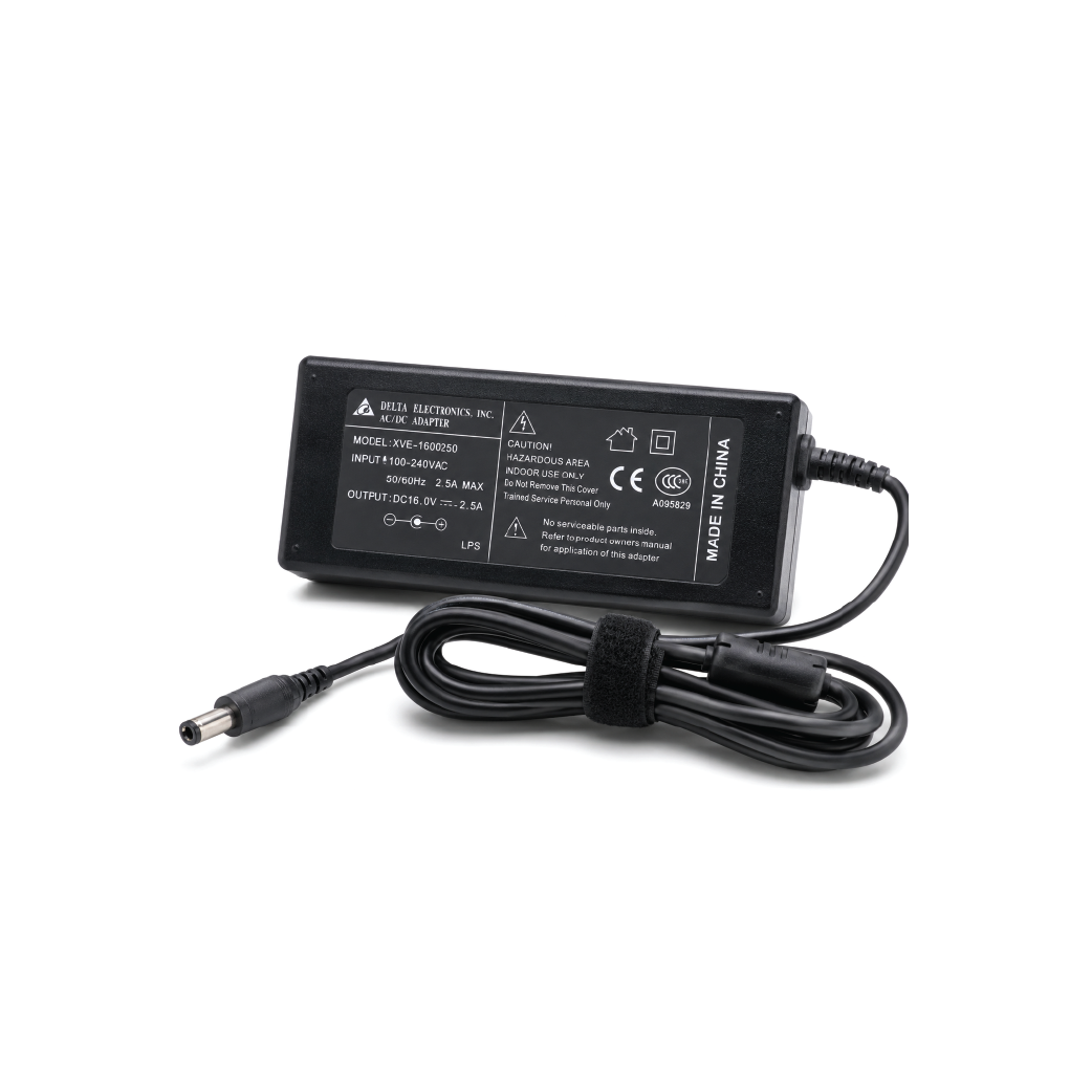 Delta Electronics XVE-1600250 AC/DC Power Adapter – 16V 2.5A Regulated Switching Adapter