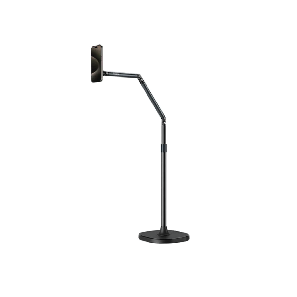 TELESIN Magnetic Phone Floor Stand for Live Streaming-360° Adjustable Magnetic Mount Tripod
