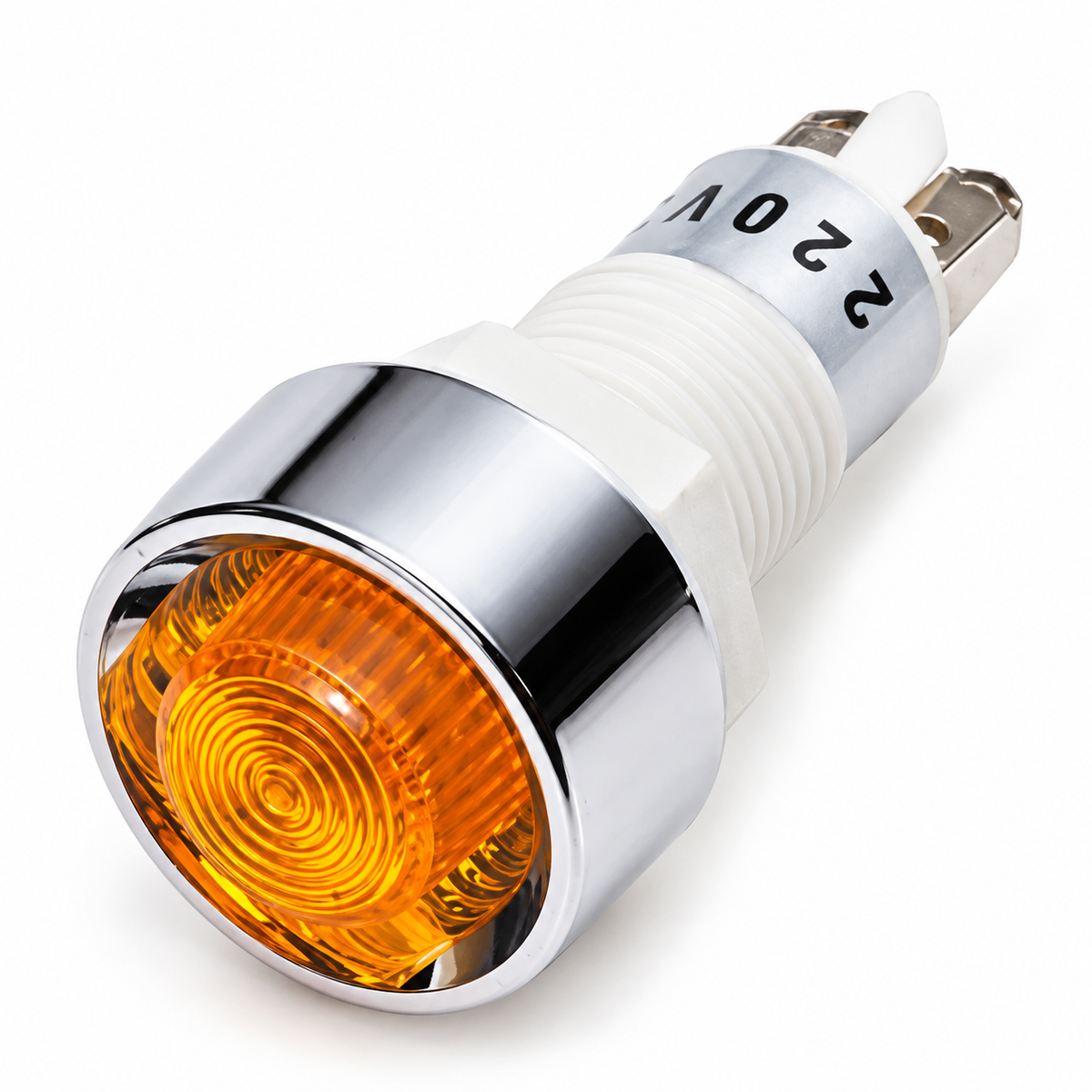 NPL-12 12mm Power Indicator Lamp 220V 2-Pin