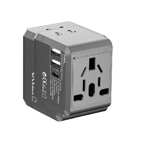 Earldom LC19 Universal Adapter 1500W 3.1A Output - Mobile Phone Charger (T27214) - Alqamarshop