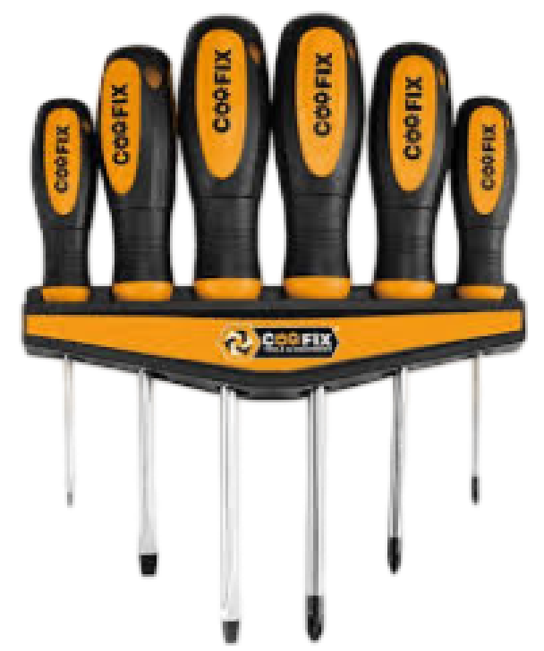 Coofix 6 PCS Precision ScrewDriver Set CFH-D01010 (T25065) - Alqamarshop