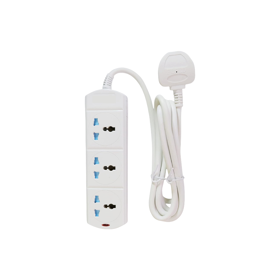 Robert Power Extension 3 Way 3M Uni (T26372) - Alqamarshop