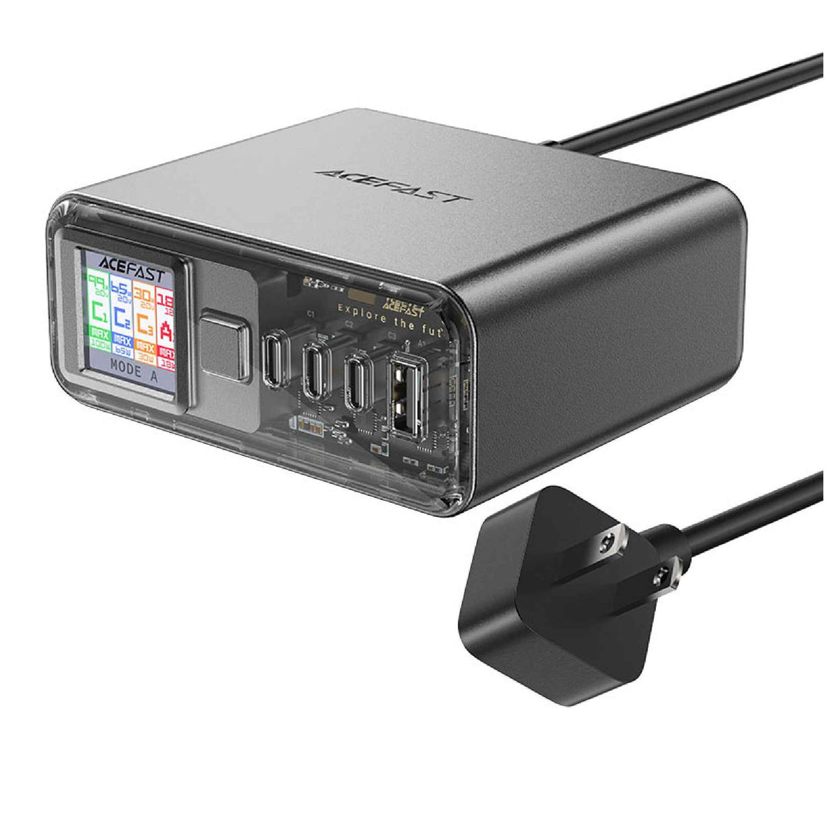 Acefast Z4 GaN 218W Desktop Charger – 4-Port High-Power Charging Station