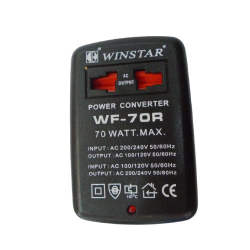 WF-70 – 70W AC-DC Voltage Converter (220–240V to 110–120V) – Max Load 70W (T17203) - Alqamarshop