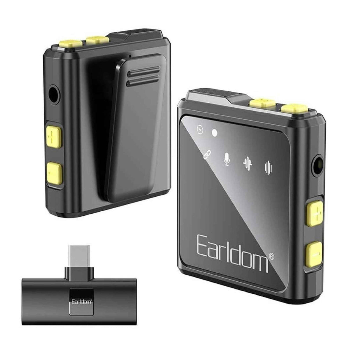 Earldom MC10C Wireless Microphone – Clear Sound Recording for Content Creation