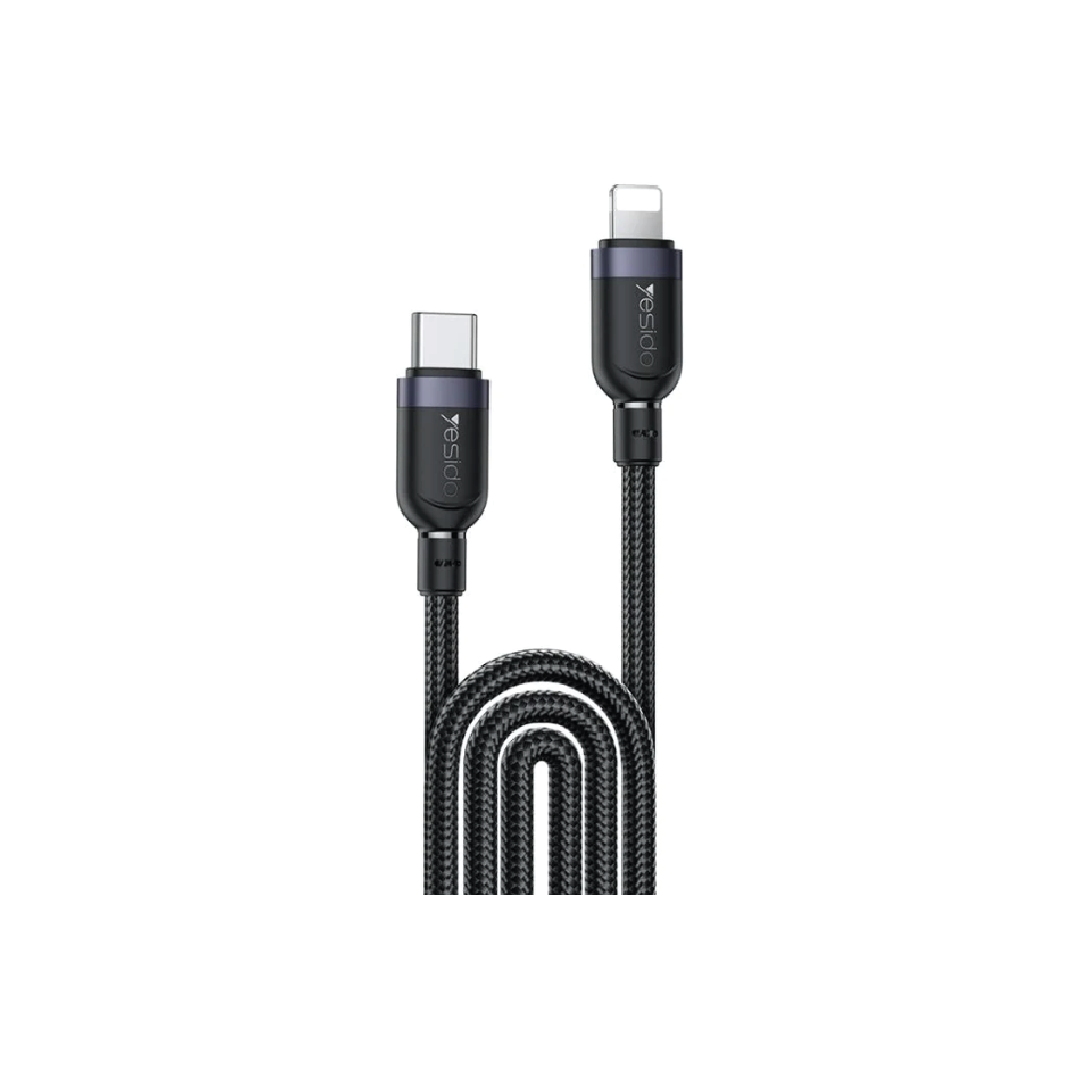Yesido CA193 Type-C to Lightning Fast Charging & Data Cable – 27W PD, 3M Extra-Long Length