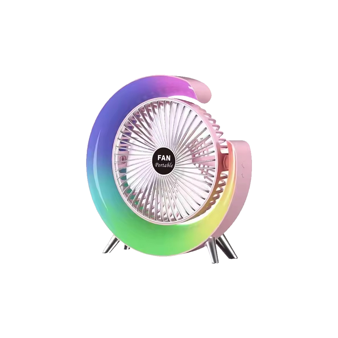 Portable Fan ColorFul Desktop Fan A702 (T26305) - Alqamarshop