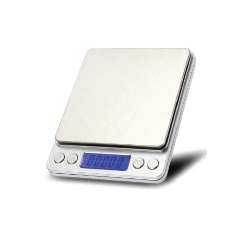Superior I-2000 Mini Digital Platform Scale – High-Precision Stainless Steel Pocket Scale with LCD Display & Multi-Unit Weighing