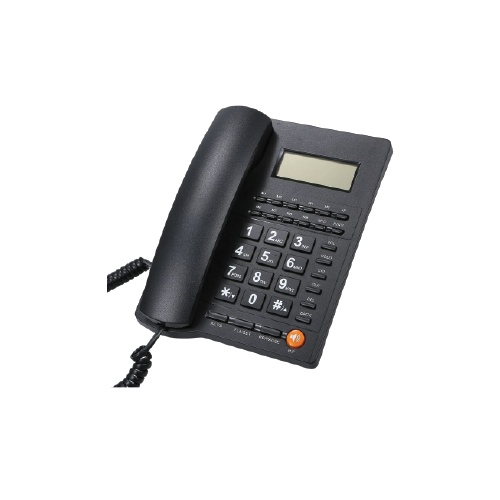 Panaphone KX-T2017 Corded Landline Telephone – Caller ID, Hands-Free Speakerphone & Built-In Data Port for Home & Office
