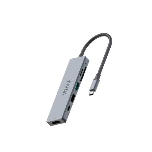 6-in-1 USB-C Hub – 4K HDMI & 100W PD VIDVIE HUB03