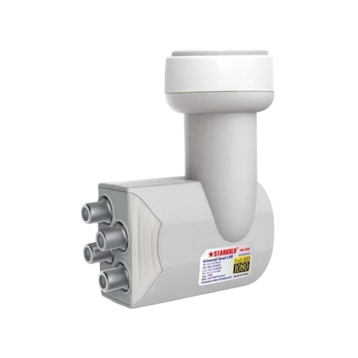 StarGold SG-302 Universal Quad LNB – 4-Port HD 4K Ready Satellite Receiver (T21516) - Alqamarshop