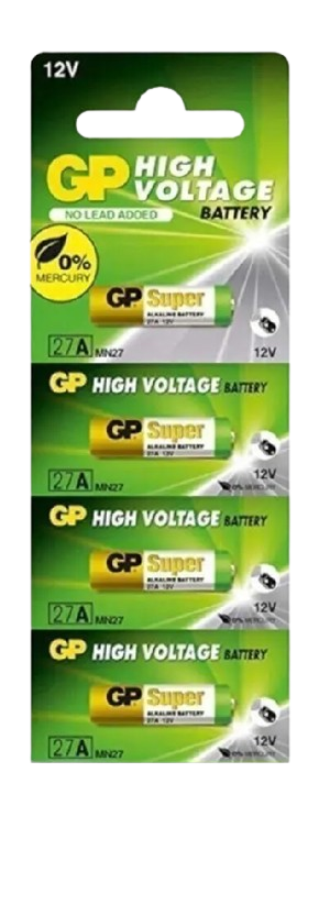 GP High Voltage Tianqiu 12V 27A Alkaline Alarm Battery Long-Lasting & Reliable Power - Alqamarshop