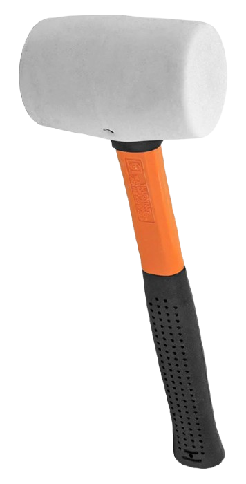 Coofix Rubber Mallet FiberGlass Handle CFH-C04005-8 Size: 8OZ (T25053) - Alqamarshop