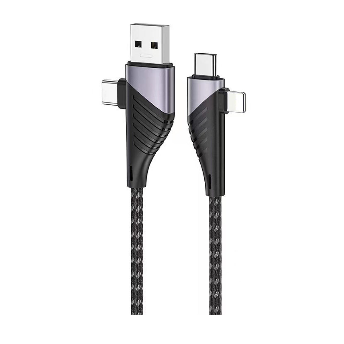 Fuze 3-in-1 USB-A Multi Charging Cable 1.2m 60W